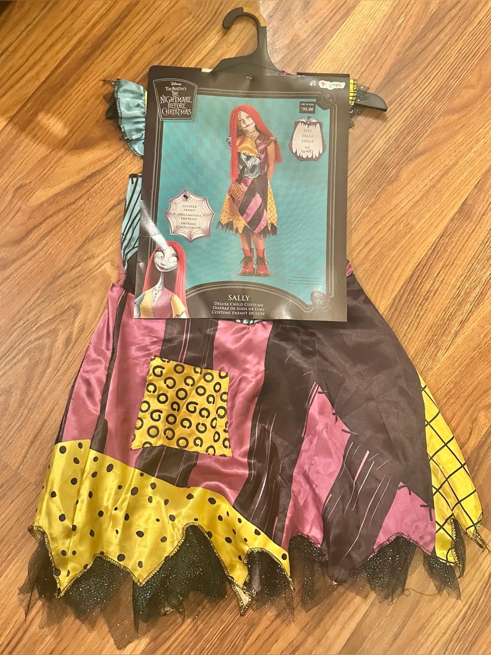 Sally Deluxe Child Costume Pink & Black Small